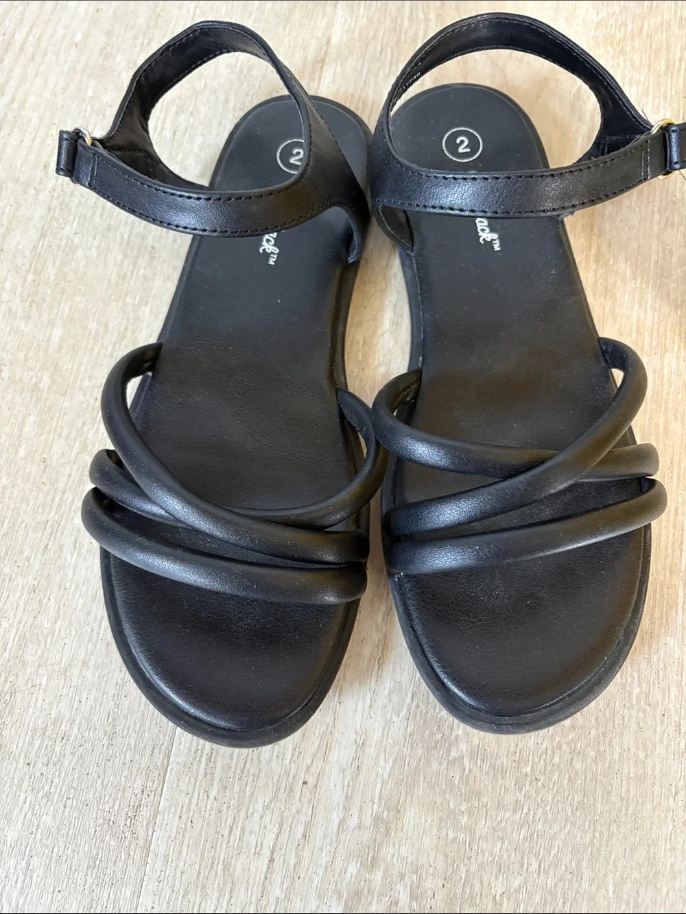 Sandals black size 2